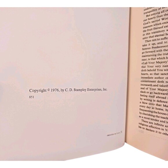 Holy Bible Home Health Education Service King James Version 1976 3D Hardcover - Picture 7 of 8